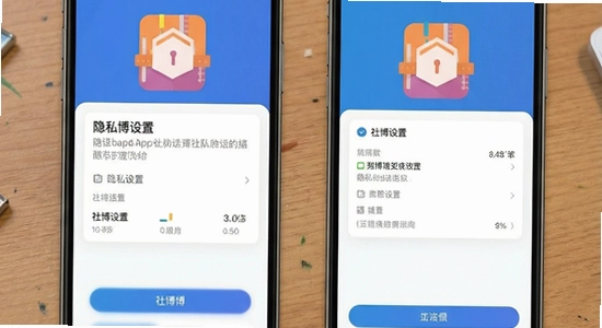 社博app隐私设置界面图