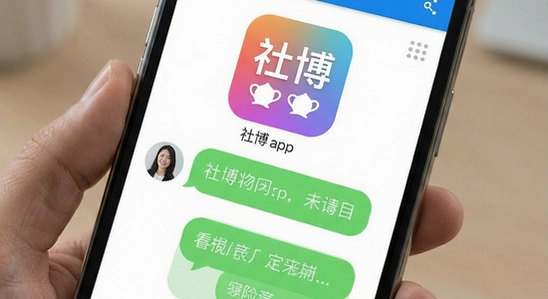 社博app聊天界面展示图