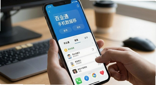 百业通换手机数据迁移方法