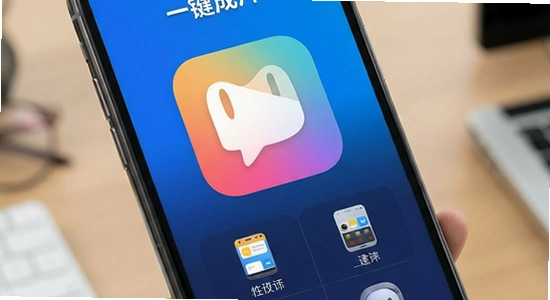 一键成片APP主界面功能展示图