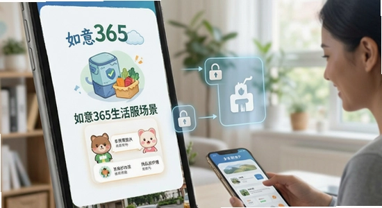如意365生活服务场景与隐私保护示意