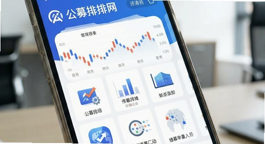 公募排排网应用主界面展示