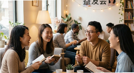 益友会社群交流场景图