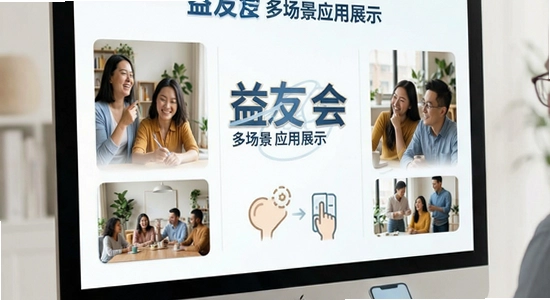 益友会多场景应用展示图