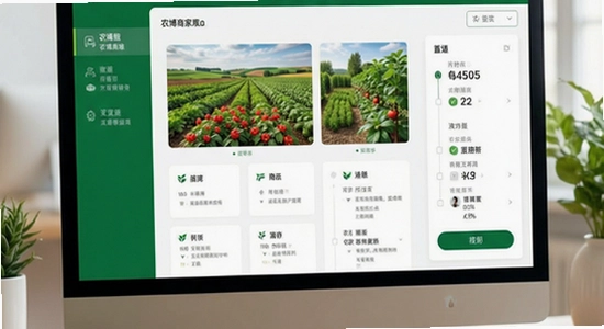 农博商家版功能界面展示