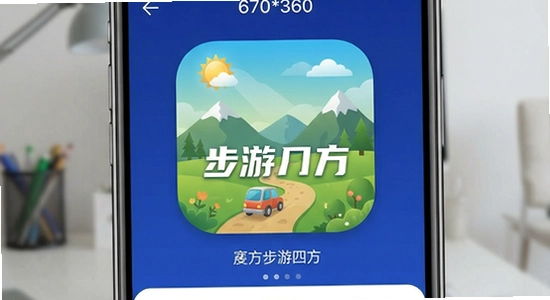 670*360 步游四方app主界面功能展示图