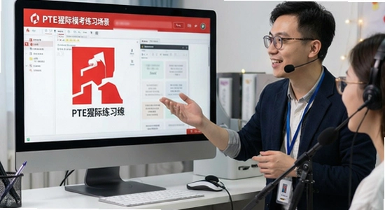 PTE猩际模考练习场景展示
