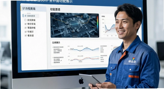 棒佳政工程师端主界面功能展示图
