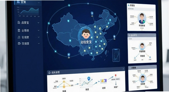 启查宝企业风险穿透图谱展示