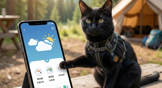 黑猫天气助手户外场景应用