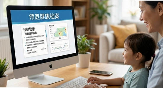 领健悦康家庭健康档案与提醒场景