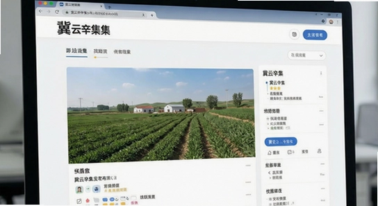 冀云辛集发布界面展示