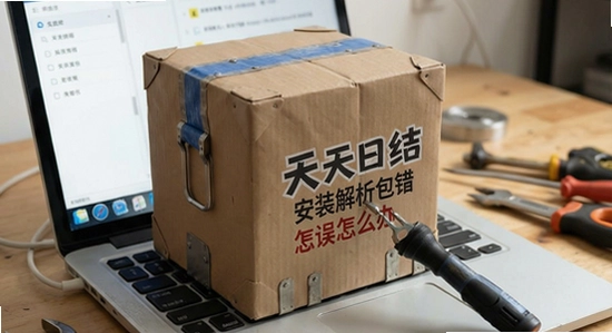 天天日结安装解析包错误怎么办