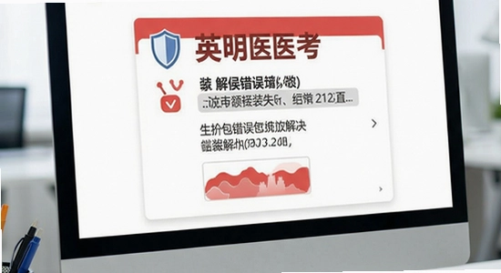 英明医考安装失败提示解析包错误怎么解决