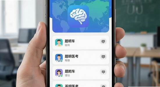 英明医考app首页题库练习界面展示 670*360