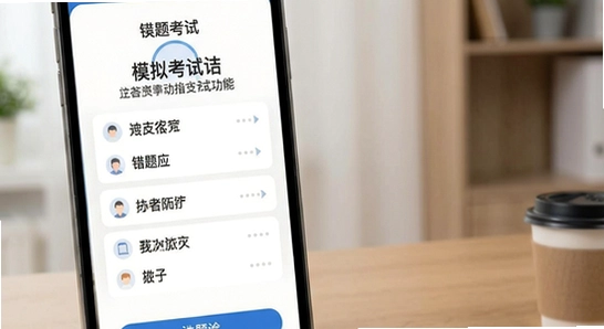 英明医考错题本与模拟考试功能界面展示 670*360