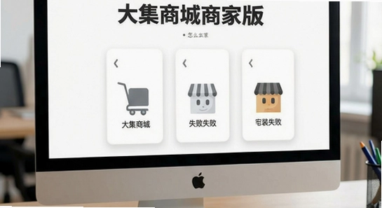 大集商城商家版安装失败怎么办