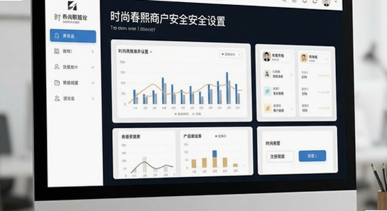 670*360的时尚春熙商户数据安全设置界面图