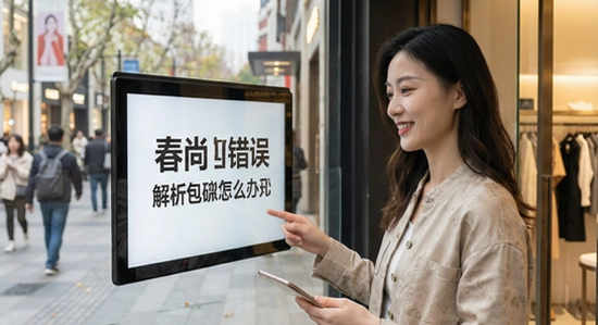 时尚春熙商户安装时提示解析包错误怎么办