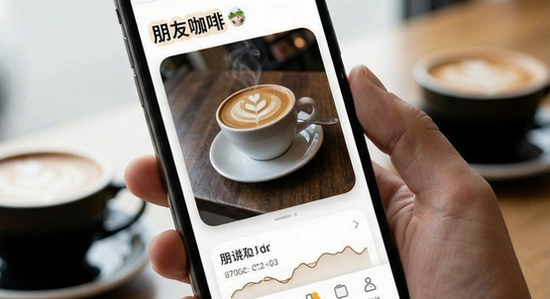 朋友咖啡应用界面展示图 670x360