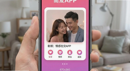 偷爱APP情感社交界面展示 670x360