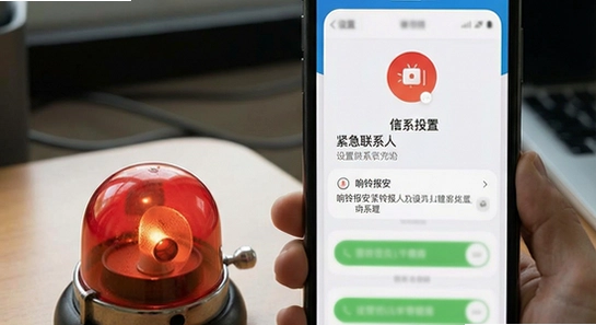 响铃报安紧急联系人设置方法