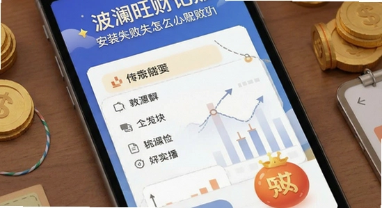 波澜旺财记账安装失败怎么办