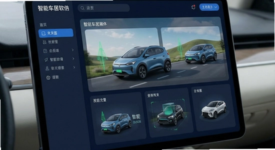 智能车居软件主界面功能展示图
