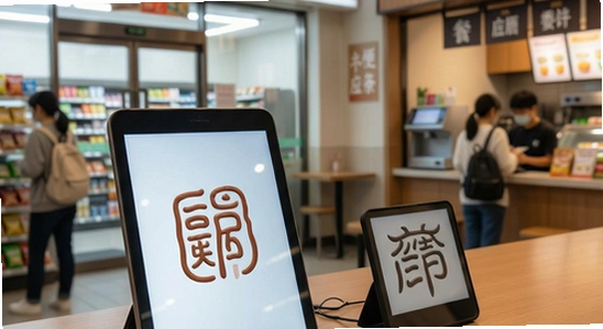 小篆云印在便利店和餐饮店的应用场景