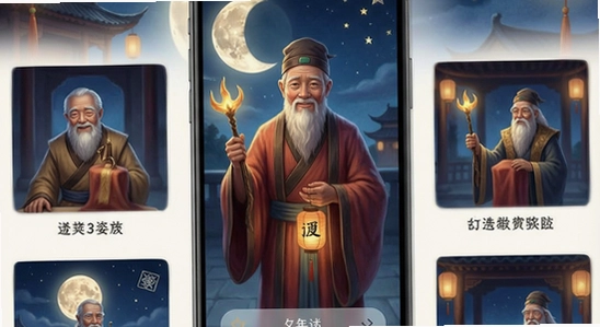 月下老人多场景社交应用展示图