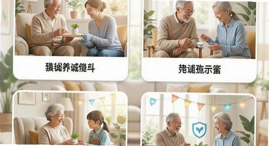 至诚养老多场景使用示意图