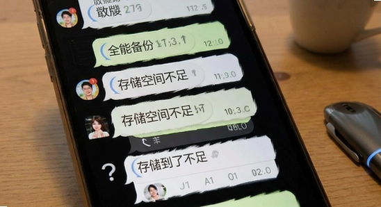 微聊天记录全能备份 存储空间不足 解决办法