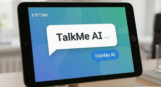 TalkMe AI对话界面展示 670*360