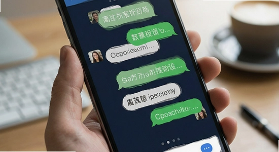 在吗app聊天界面展示