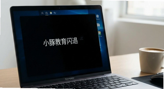 小豚教育云闪退黑屏解决方法