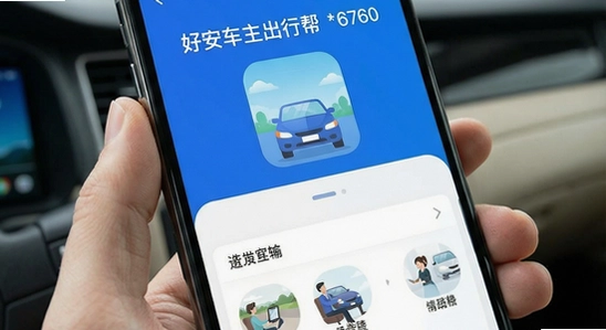 670*360 好安车主出行帮APP界面展示
