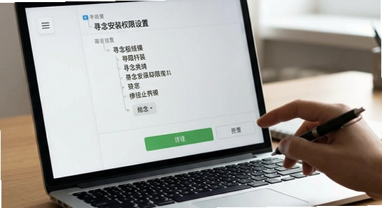 寻念安装权限设置