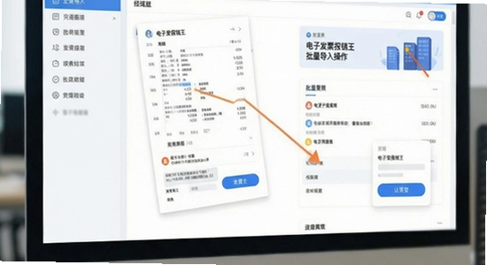 电子发票报销王批量导入操作界面