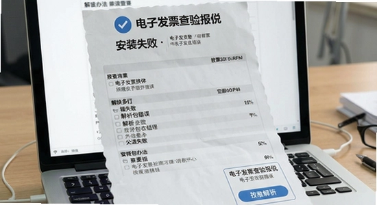 ���ӷ�Ʊ���鱨˰ ��װʧ�� ���������� ����취