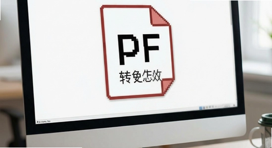 PDF转换失败怎么办