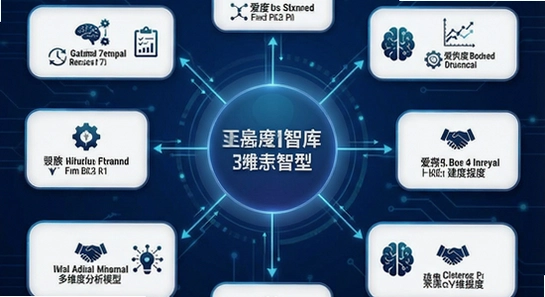 爱特五维智库多维度分析模型示意图