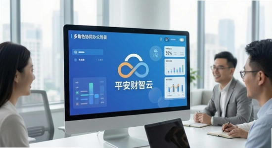 平安财智云多角色协同办公场景展示