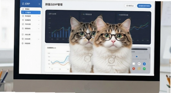 胖猫云ERP管理界面展示