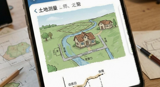土地测量大师应用界面展示图