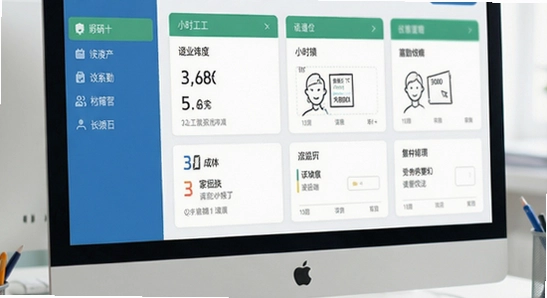 小时工记工考勤软件界面展示图