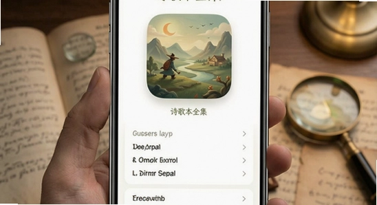 诗歌本全集应用界面展示图