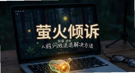 萤火倾诉安装失败闪退解决方法