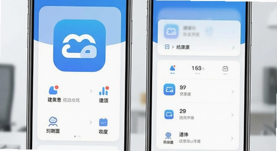 建云助手app主界面功能展示图
