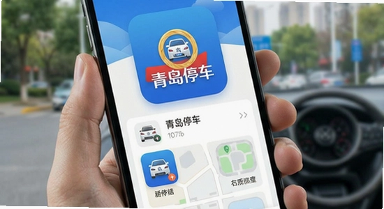 青岛停车app界面展示