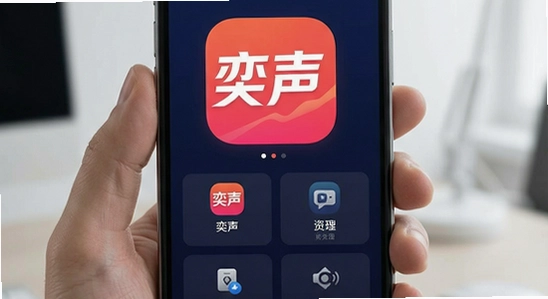 奕声app主界面功能展示图